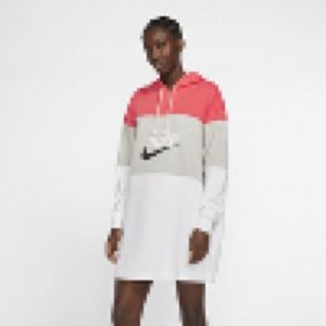 NIKE SPORTSWEAR FRENCH TERRY DRESS - WHT (sz m)